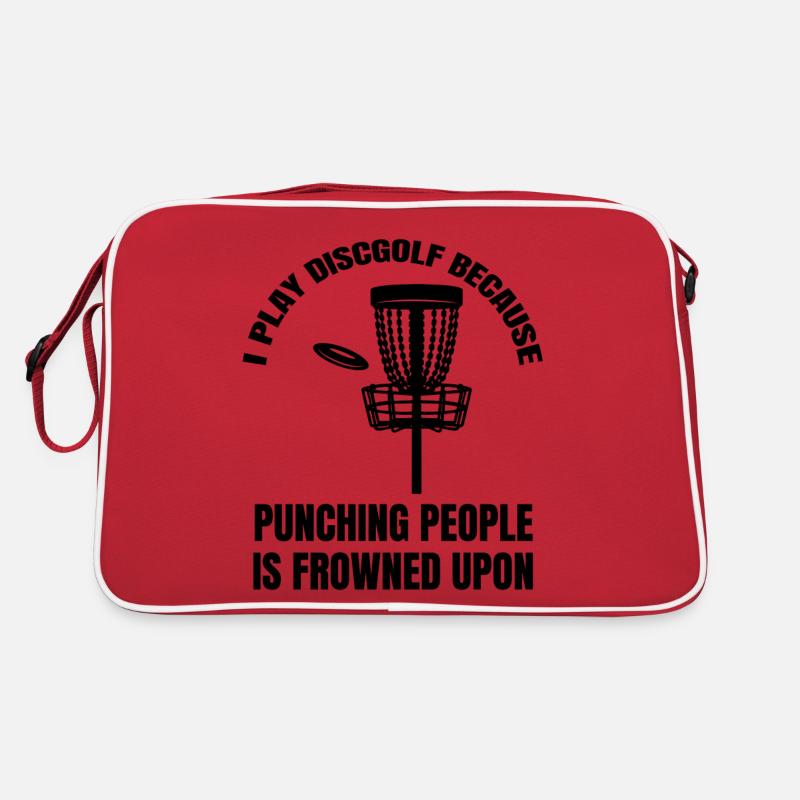 Disc Golf Drôle Lecteurs de Disc Golf Disant Disc Golfer Sac Retro