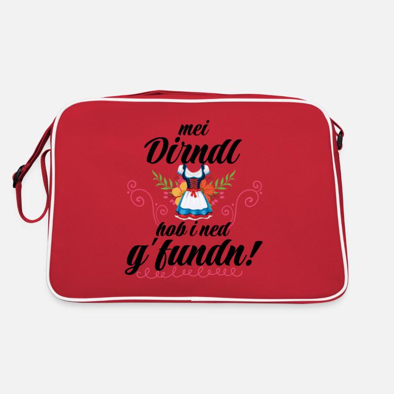 Dirndl | Mei Dirndl hob i ned g'fundn Retro Tasche