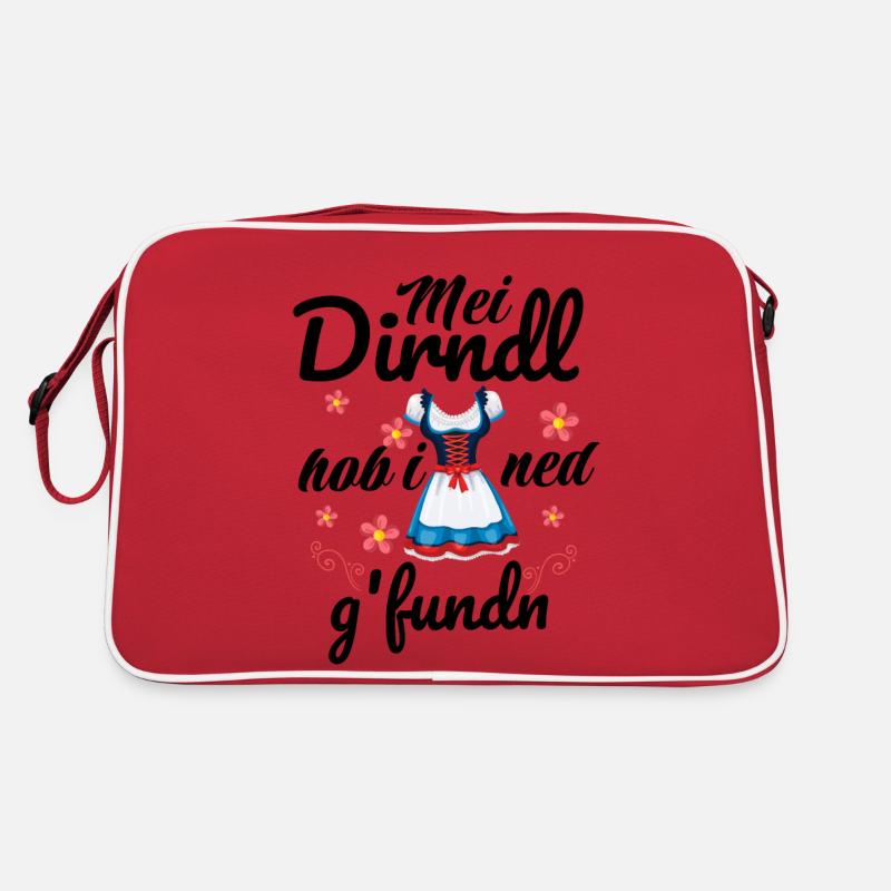 Dirndl | Mei Dirndl hob i ned g'fundn Retro Tasche