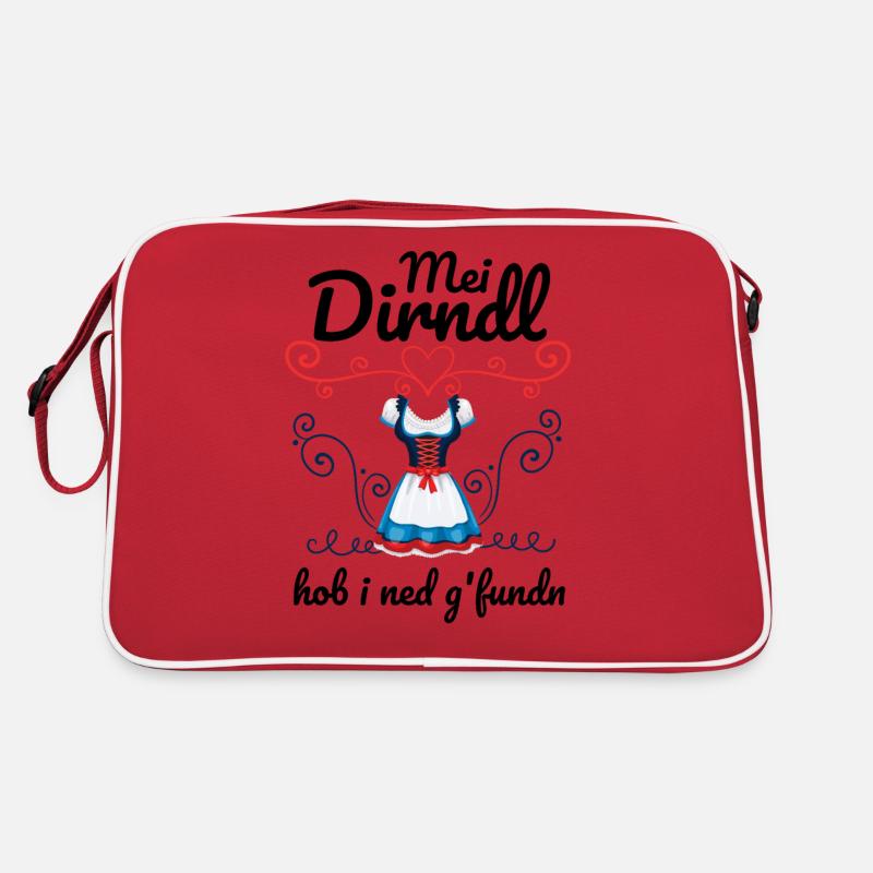 Dirndl | Mei Dirndl hob i ned g'fundn Retro Tasche