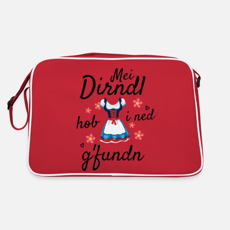 Dirndl | Mei Dirndl hob i ned g'fundn Retro Tasche