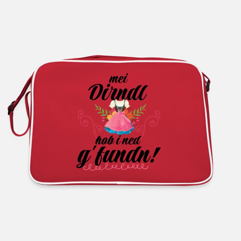 Dirndl | Mei Dirndl hob i ned g'fundn Retro Tasche
