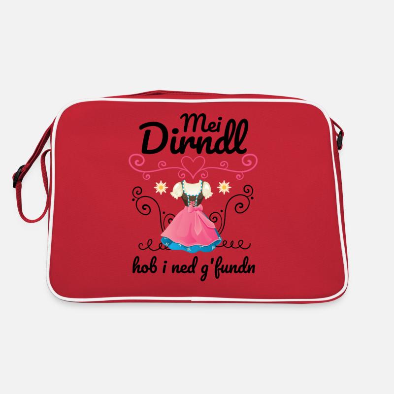 Dirndl | Mei Dirndl hob i ned g'fundn Retro Tasche