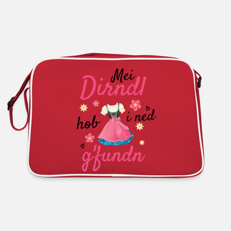 Dirndl | Mei Dirndl hob i ned g'fundn Retro Tasche