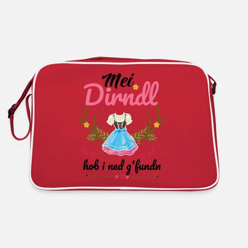 Dirndl | Mei Dirndl hob i ned g'fundn Retro Tasche