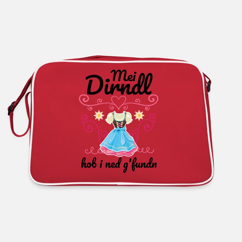 Dirndl | Mei Dirndl hob i ned g'fundn Retro Tasche