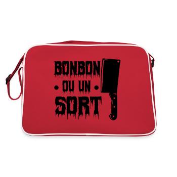 Des bonbons ou un sort - Sac Retro - rouge/blanc - Dos
