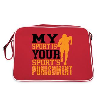 My Sport Is Your Sport's Punishment 3 - Retro Bag - red/white - Back