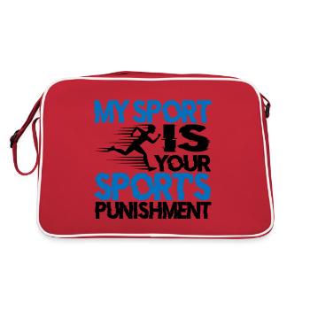 My Sport Is Your Sport's Punishment 2 - Retro Bag - red/white - Back