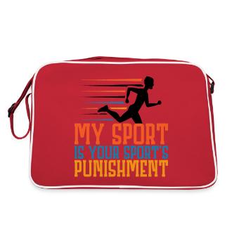 My Sport Is Your Sport's Punishment 4 - Retro Bag - red/white - Back