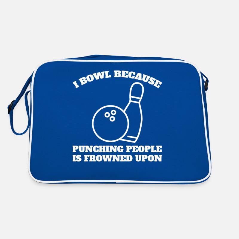Bowling Cone Gift Bowling Ball Bowling Bowler Retro Bag