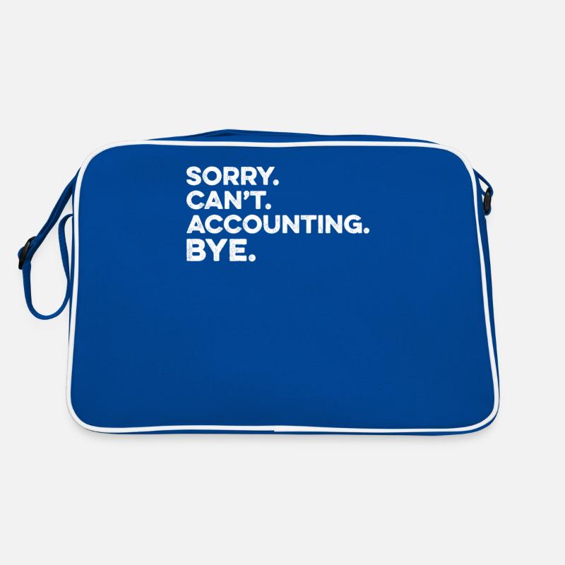 Drôle désolé ne peut pas Comptabilité Bye Humor Comptable Sac Retro