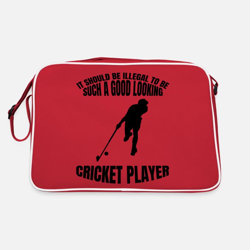 Cricket Slogan Cricket Team Gift Cricket Fan Sac Retro