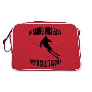 Skiers Cross-country skiing Winter sports Skiing - Retro Bag - red/white - Back