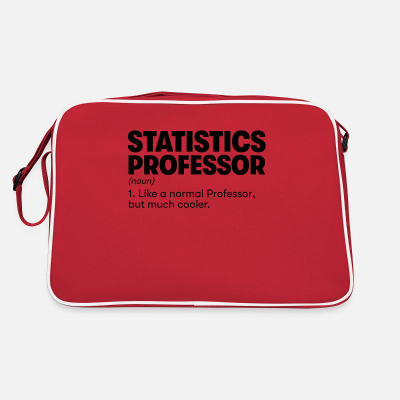 Professeur de statistique Sac Retro