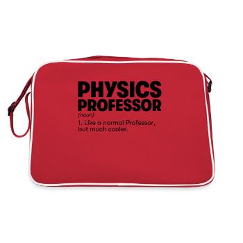 Professeur de physique - Sac Retro - rouge/blanc - Dos