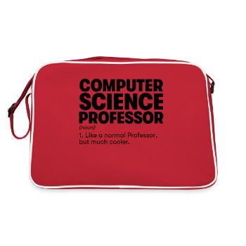 Professeur d’informatique - Sac Retro - rouge/blanc - Dos