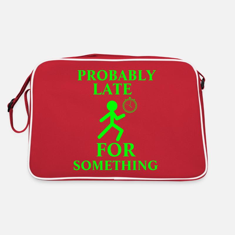 Probably Late For Something Retro Bag