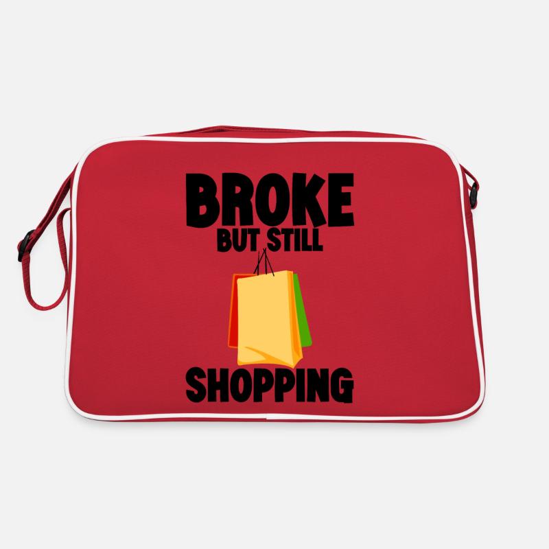 Broke But Still Shopping Retro Bag