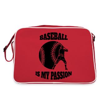 Baseball Lovers Baseball Gift Jeu de baseball - Sac Retro - rouge/blanc - Dos