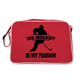 Équipe de hockey sur glace Sports d’hiver Équipe de hockey sur glace - Sac Retro - rouge/blanc - Dos