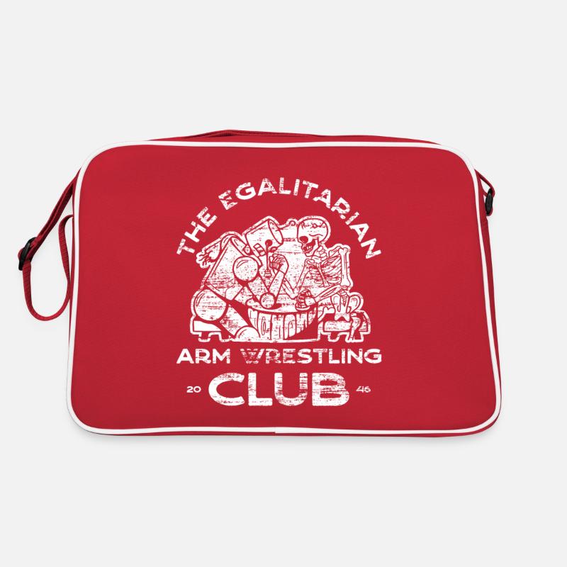 Armdrücken – 4 Retro Tasche