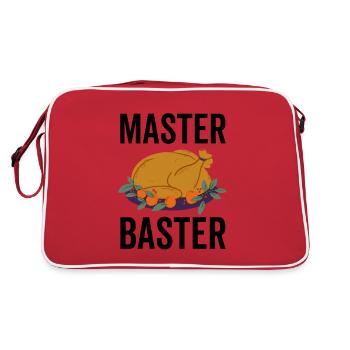 Maître Baster - Sac Retro - rouge/blanc - Dos