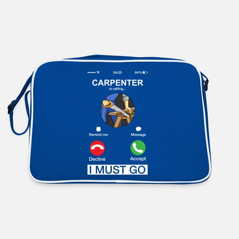 Un charpentier qualifie le menuisier de drôle de menuisier Sac Retro
