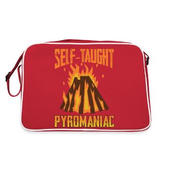 Pyromane autodidacte 5 - Sac Retro - rouge/blanc - Dos