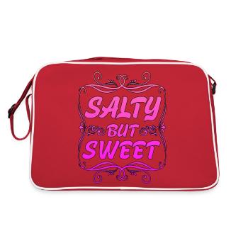 Salty But Sweet 8 - Retro Bag - red/white - Back