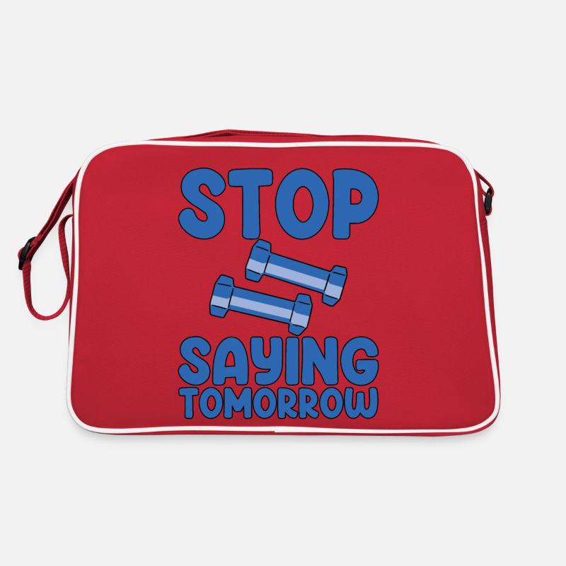 Stop Saying Tomorrow 2 Retro Tasche