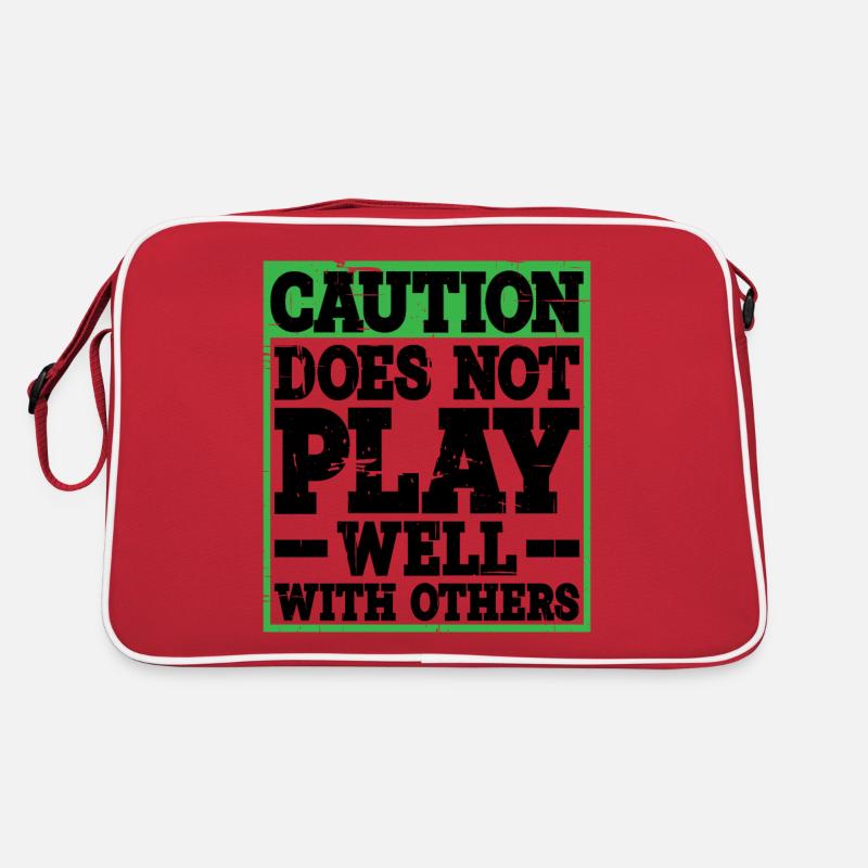 Caution, does not play well with others 31 Retro Bag