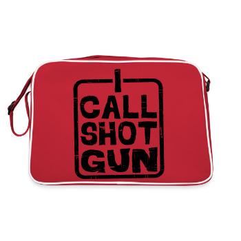I Call Shotgun 5 - Retro Tasche - Rot/Weiß - Hinten