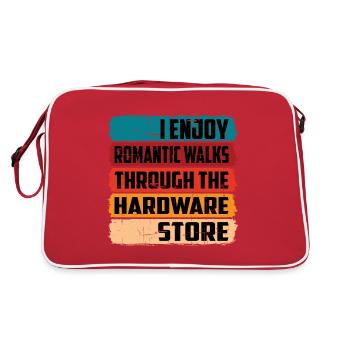 Enjoy Romantic Walks Through The Hardware Store16 - Retro Bag - red/white - Back