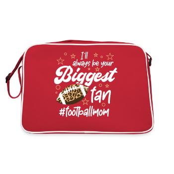 Football américain Mama Fan Support Footballmom - Sac Retro - rouge/blanc - Dos