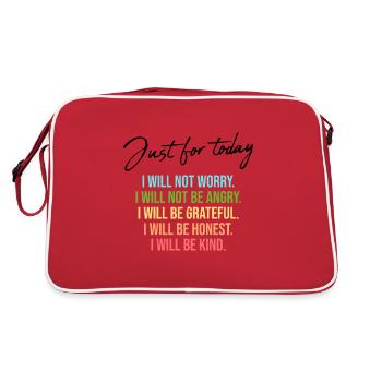 Maître Reiki Chakra Spirituel Holistique - Sac Retro - rouge/blanc - Dos
