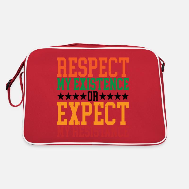 Respecter mon existence ou attendre ma résistance 13 Sac Retro