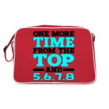 One More Time From The Top And 5,6,7,8 - Retro Bag - red/white - Back