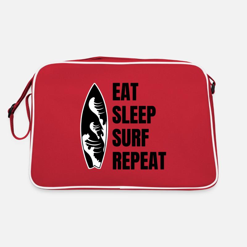 Surf instructor surfing Surfing Surfer Surfboard Retro Bag