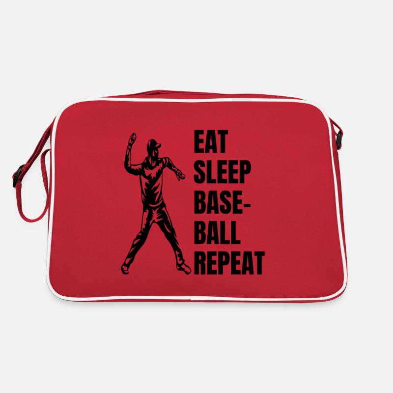 Baseball Baseballliebhaber Baseballspiel Geschenk Retro Tasche