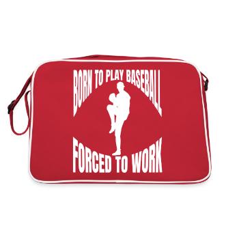 Cadeau de baseball Jeu de baseball Amateurs de baseball - Sac Retro - rouge/blanc - Dos