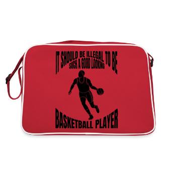 Basketball Basketball Player Basketball Team - Sac Retro - rouge/blanc - Dos