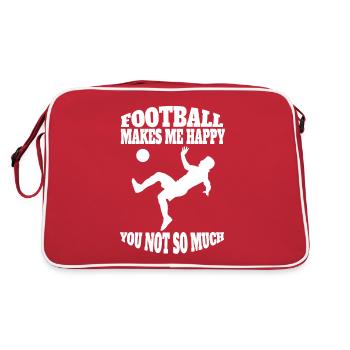 Joueur de football Équipe de football Club de football - Sac Retro - rouge/blanc - Dos