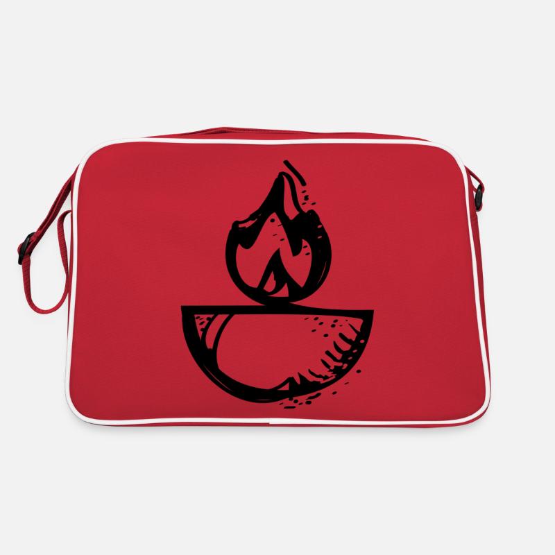 Feuerschale Retro Tasche