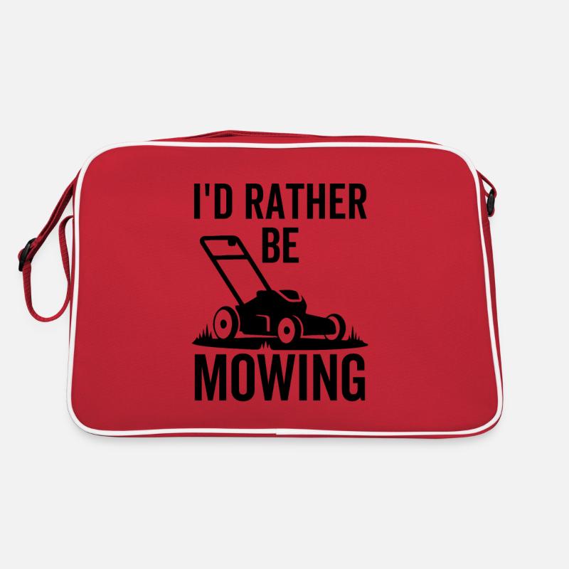 I'd Rather Be Mowing Retro Bag