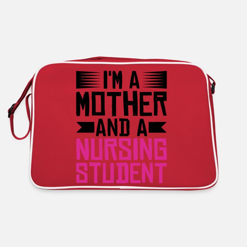 I'm A Mother And A Nursing Student Retro Tasche
