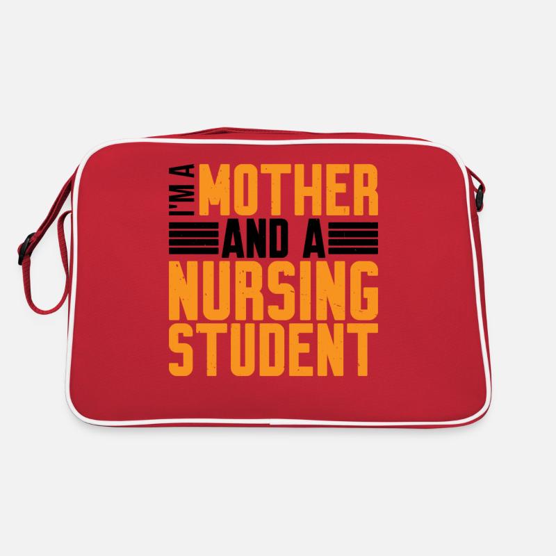 I'm A Mother And A Nursing Student 2 Retro Tasche