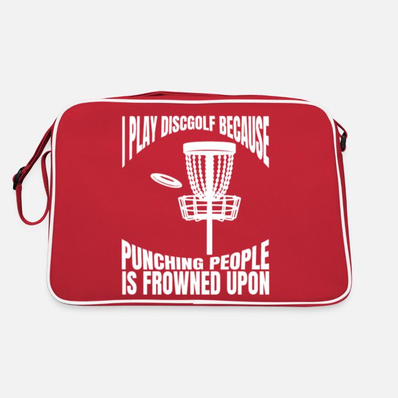 Disc Golf Funny Saying Discgolfer Disc Golfer Retro Bag