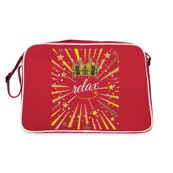 relax 1 - Retro Bag - red/white - Back
