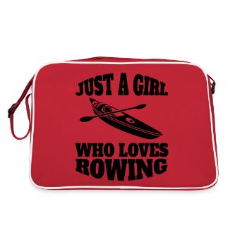 Rowing Rowing Club Rowing Team Rowing - Retro Bag - red/white - Back